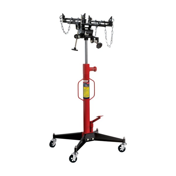 Ranger Compact Upright Transmission Jack, Max lift capacity of 1,100